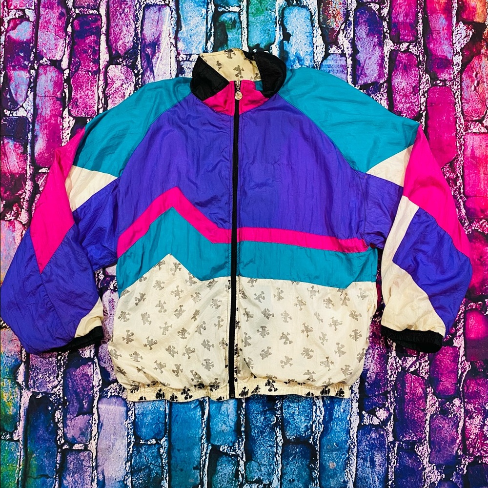 Vintage Mickey Mouse windbreaker jacket size L